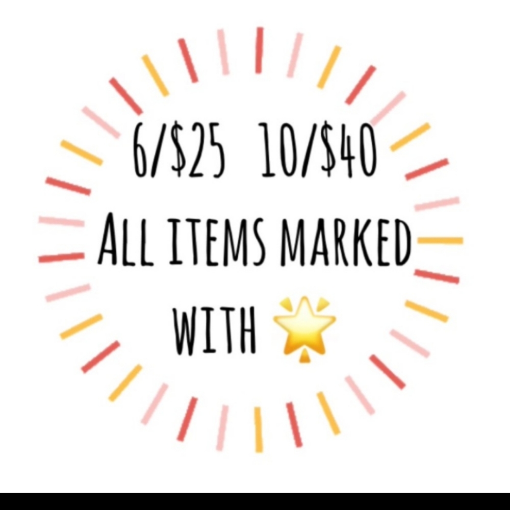 🌟All items marked🌟